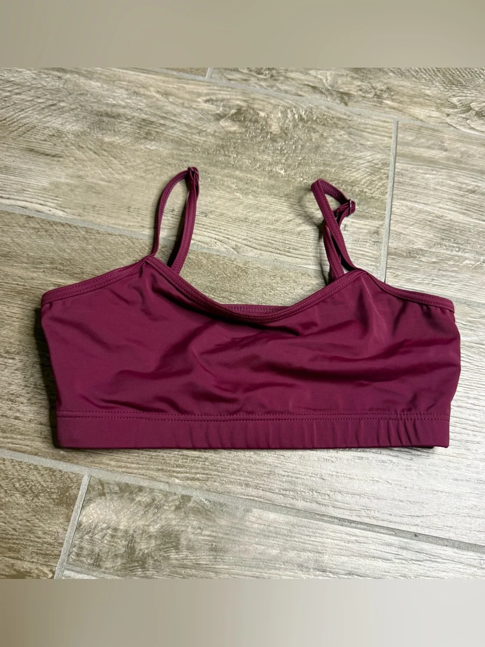 Balera Burgundy Mesh Dance Costume 3-piece set